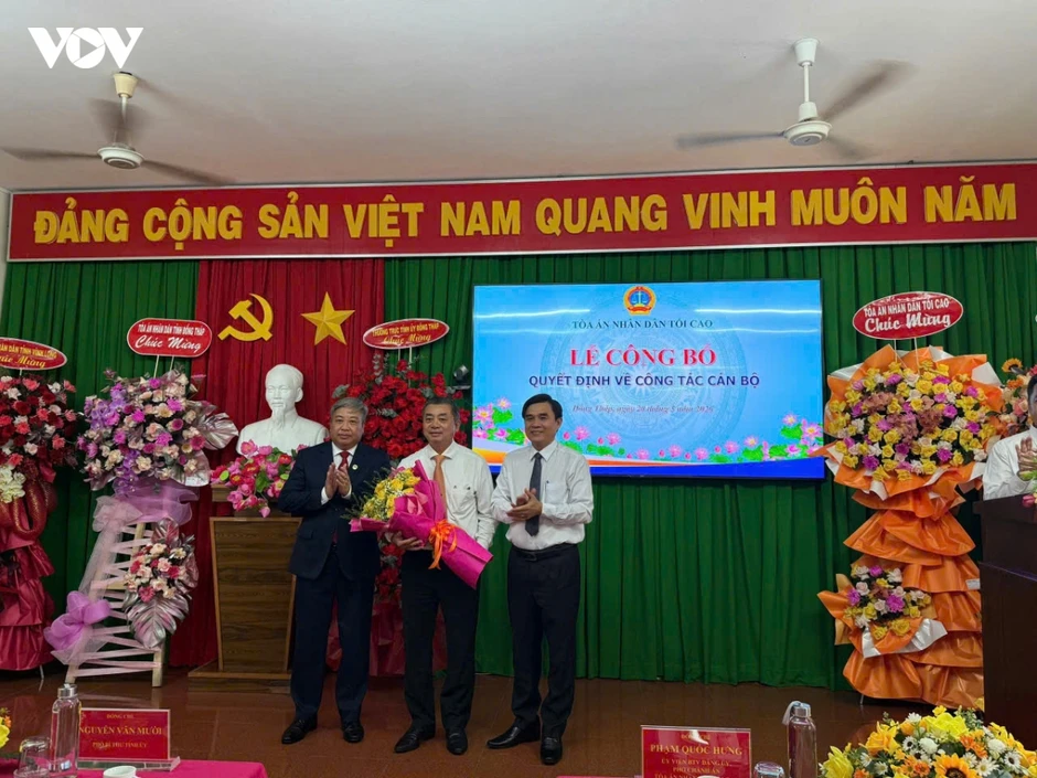 Phó Chánh án TAND TP.HCM giữ chức vụ Chánh án TAND tỉnh Đồng Tháp Phó Chánh án TAND TP.HCM giữ chức vụ Chánh án TAND tỉnh Đồng Tháp