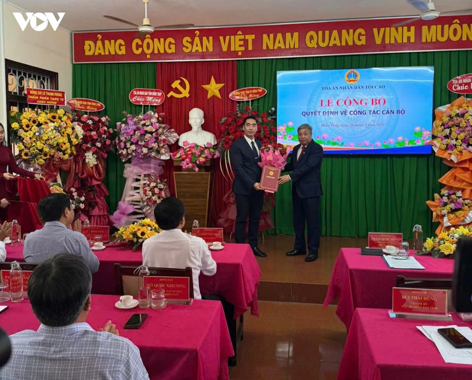 Phó Chánh án TAND TP.HCM giữ chức vụ Chánh án TAND tỉnh Đồng Tháp Phó Chánh án TAND TP.HCM giữ chức vụ Chánh án TAND tỉnh Đồng Tháp