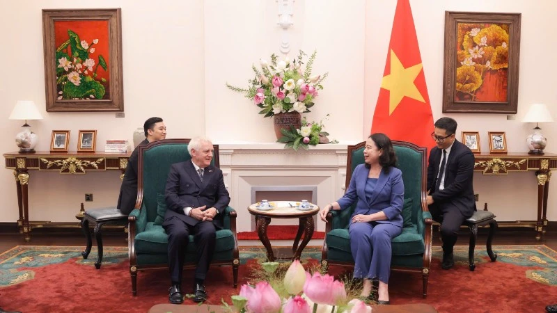 Phó Chủ tịch nước Võ Thị Ánh Xuân tiếp Đại sứ Argentina tại Việt Nam Phó Chủ tịch nước Võ Thị Ánh Xuân tiếp Đại sứ Argentina tại Việt Nam