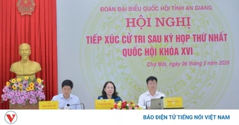 Phó Chủ tịch nước Võ Thị Ánh Xuân tiếp xúc cử tri tại An Giang