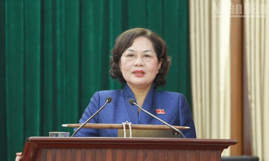Phó Chủ tịch Quốc hội Nguyễn Thị Hồng tiếp xúc cử tri tại Sơn La