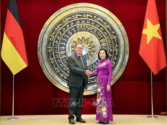 Phó Chủ tịch Quốc hội Nguyễn Thị Thanh hội đàm với Phó Chủ tịch Quốc hội Cộng hoà Liên bang Đức