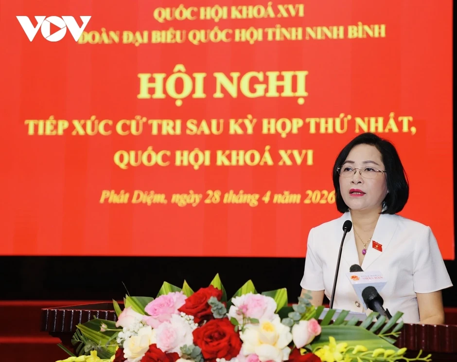 Phó Chủ tịch Quốc hội Nguyễn Thị Thanh tiếp xúc cử tri tỉnh Ninh Bình Phó Chủ tịch Quốc hội Nguyễn Thị Thanh tiếp xúc cử tri tỉnh Ninh Bình