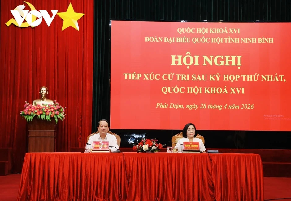 Phó Chủ tịch Quốc hội Nguyễn Thị Thanh tiếp xúc cử tri tỉnh Ninh Bình Phó Chủ tịch Quốc hội Nguyễn Thị Thanh tiếp xúc cử tri tỉnh Ninh Bình