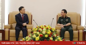 Phó Thủ tướng, Bộ trưởng Bộ Quốc phòng Phan Văn Giang tiếp Đại sứ Hàn Quốc tại Việt Nam