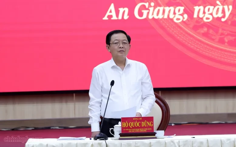 Phó Thủ tướng Hồ Quốc Dũng: An Giang phấn đấu tăng trưởng GRDP từ 10,71% trở lên Phó Thủ tướng Hồ Quốc Dũng: An Giang phấn đấu tăng trưởng GRDP từ 10,71% trở lên