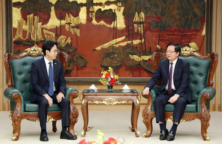 Phó Thủ tướng Hồ Quốc Dũng tiếp Phó Thủ tướng Hàn Quốc Bae Kyung Hoon