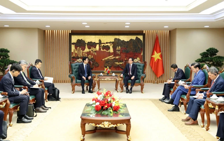 Phó Thủ tướng Hồ Quốc Dũng tiếp Phó Thủ tướng Hàn Quốc Bae Kyung Hoon