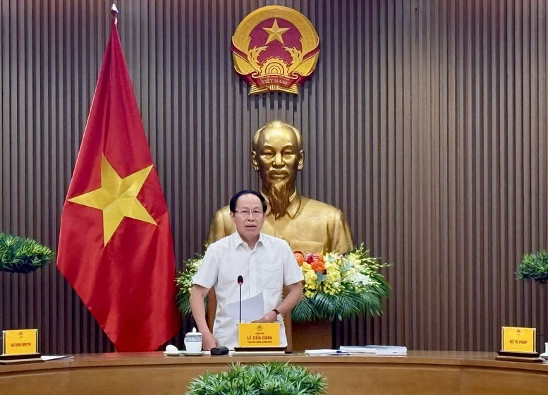 Phó Thủ tướng Lê Tiến Châu chủ trì họp rà soát 3 dự án luật Phó Thủ tướng Lê Tiến Châu chủ trì họp rà soát 3 dự án luật