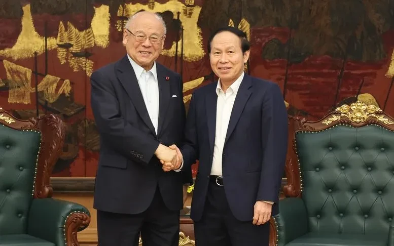 Phó Thủ tướng Lê Tiến Châu tiếp Cố vấn đặc biệt Liên minh Nghị sĩ hữu nghị Nhật Bản-Việt Nam Phó Thủ tướng Lê Tiến Châu tiếp Cố vấn đặc biệt Liên minh Nghị sĩ hữu nghị Nhật Bản-Việt Nam