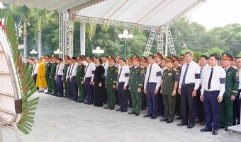 Phó Thủ tướng Phạm Thị Thanh Trà dự lễ truy điệu, an táng hài cốt liệt sĩ quân tình nguyện Việt Nam tại Điện Biên