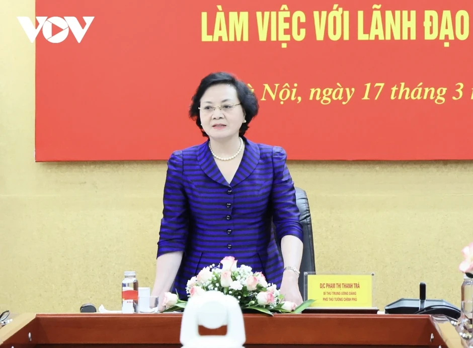 Phó Thủ tướng Phạm Thị Thanh Trà giao nhiệm vụ trọng tâm cho Bộ Nội vụ Phó Thủ tướng Phạm Thị Thanh Trà giao nhiệm vụ trọng tâm cho Bộ Nội vụ