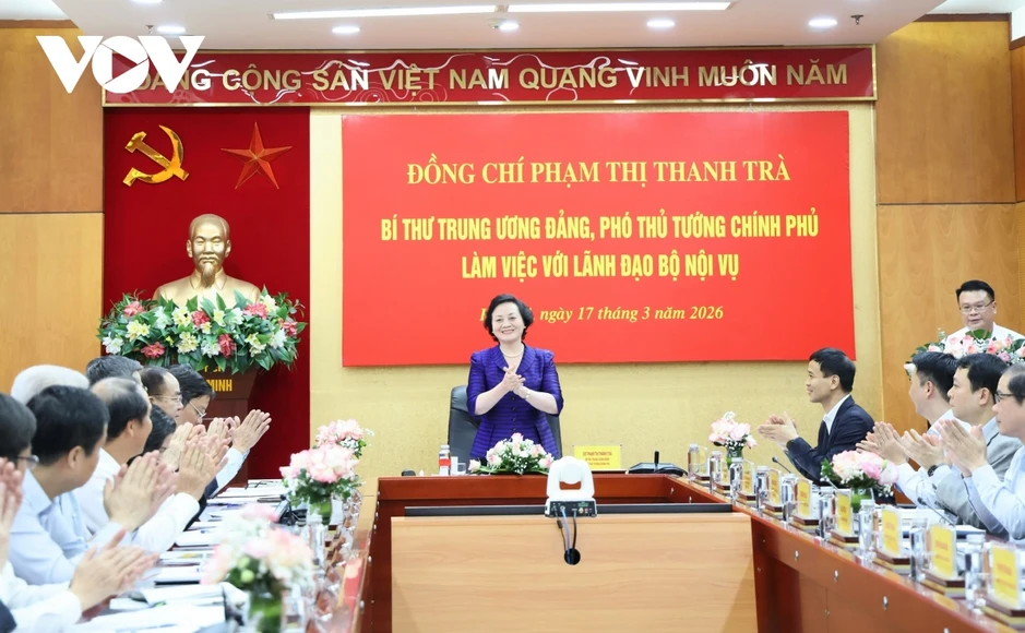 Phó Thủ tướng Phạm Thị Thanh Trà giao nhiệm vụ trọng tâm cho Bộ Nội vụ Phó Thủ tướng Phạm Thị Thanh Trà giao nhiệm vụ trọng tâm cho Bộ Nội vụ