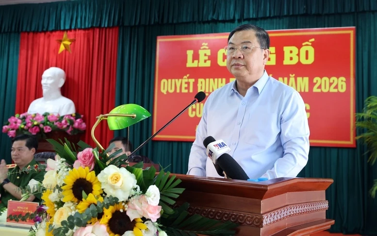 Phó Thủ tướng Thường trực Phạm Gia Túc dự lễ công bố quyết định đặc xá năm 2026 Phó Thủ tướng Thường trực Phạm Gia Túc dự lễ công bố quyết định đặc xá năm 2026