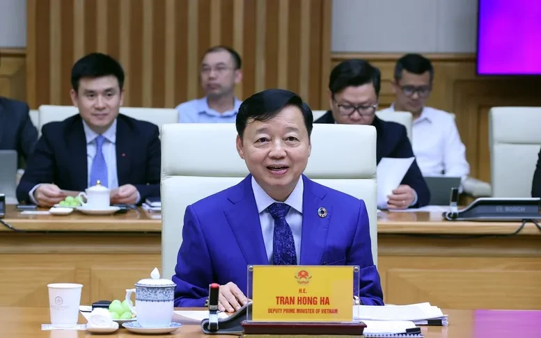 Phó Thủ tướng Trần Hồng Hà làm việc với Đoàn thanh tra IUU của EC Phó Thủ tướng Trần Hồng Hà làm việc với Đoàn thanh tra IUU của EC