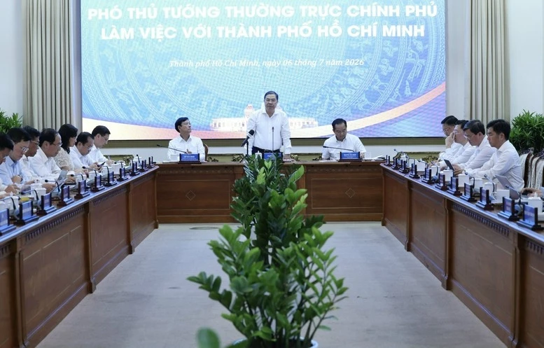 Phó Thủ tướng yêu cầu TP.HCM gắn trách nhiệm người đứng đầu với kết quả giải ngân Phó Thủ tướng yêu cầu TP.HCM gắn trách nhiệm người đứng đầu với kết quả giải ngân