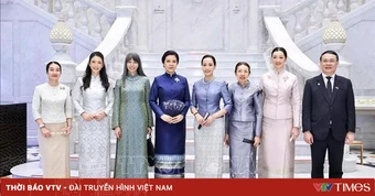 Phu nhân Ngô Phương Ly gặp Phu nhân Thủ tướng Thái Lan Thananon Charnvirakul