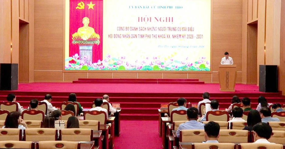 Phú Thọ công bố danh sách 85 người trúng cử đại biểu HĐND tỉnh