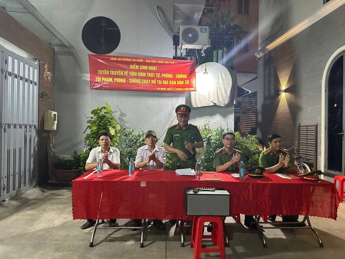 Phường An Nhơn huấn luyện PCCC và nhận diện tội phạm công nghệ cao cho các hộ kinh doanh nhà trọ Phường An Nhơn huấn luyện PCCC và nhận diện tội phạm công nghệ cao cho các hộ kinh doanh nhà trọ