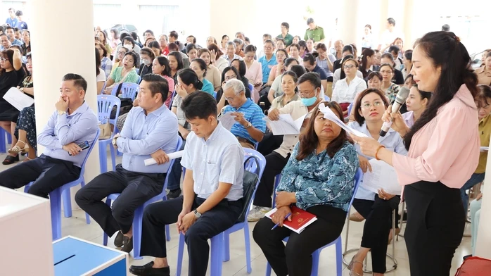 Phường Phú Thuận diễn tập công tác bầu cử Phường Phú Thuận diễn tập công tác bầu cử