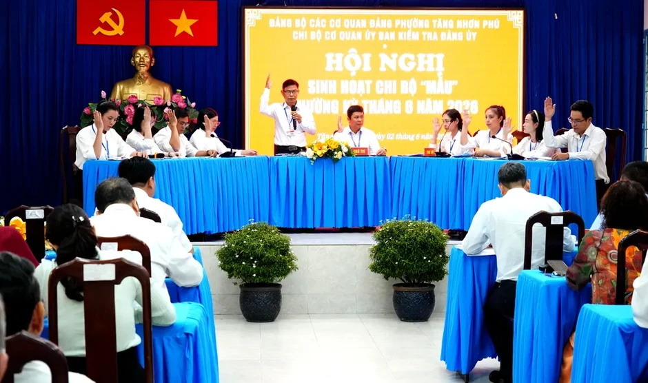 Phường Tăng Nhơn Phú: Nâng cao chất lượng sinh hoạt chi bộ trên nền tảng số Phường Tăng Nhơn Phú: Nâng cao chất lượng sinh hoạt chi bộ trên nền tảng số
