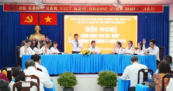 Phường Tăng Nhơn Phú: Nâng cao chất lượng sinh hoạt chi bộ trên nền tảng số