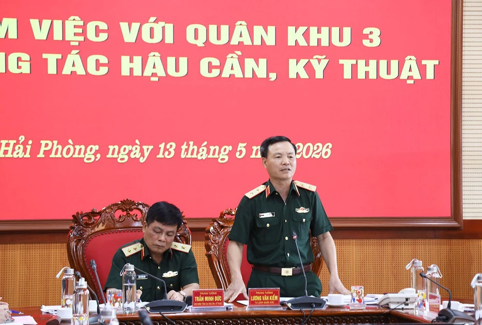 Quân khu 3 bảo đảm tốt công tác hậu cần, kỹ thuật 5 tháng đầu năm 2026 Quân khu 3 bảo đảm tốt công tác hậu cần, kỹ thuật 5 tháng đầu năm 2026