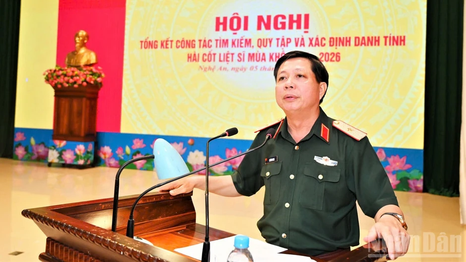 Quân khu 4 phấn đấu hoàn thành lấy mẫu giám định ADN xác định danh tính hài cốt liệt sĩ trong năm 2026 Quân khu 4 phấn đấu hoàn thành lấy mẫu giám định ADN xác định danh tính hài cốt liệt sĩ trong năm 2026