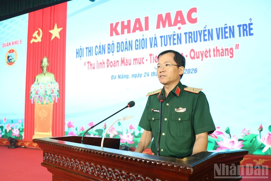 Quân khu 5 tổ chức Hội thi cán bộ Đoàn giỏi và tuyên truyền viên trẻ Quân khu 5 tổ chức Hội thi cán bộ Đoàn giỏi và tuyên truyền viên trẻ