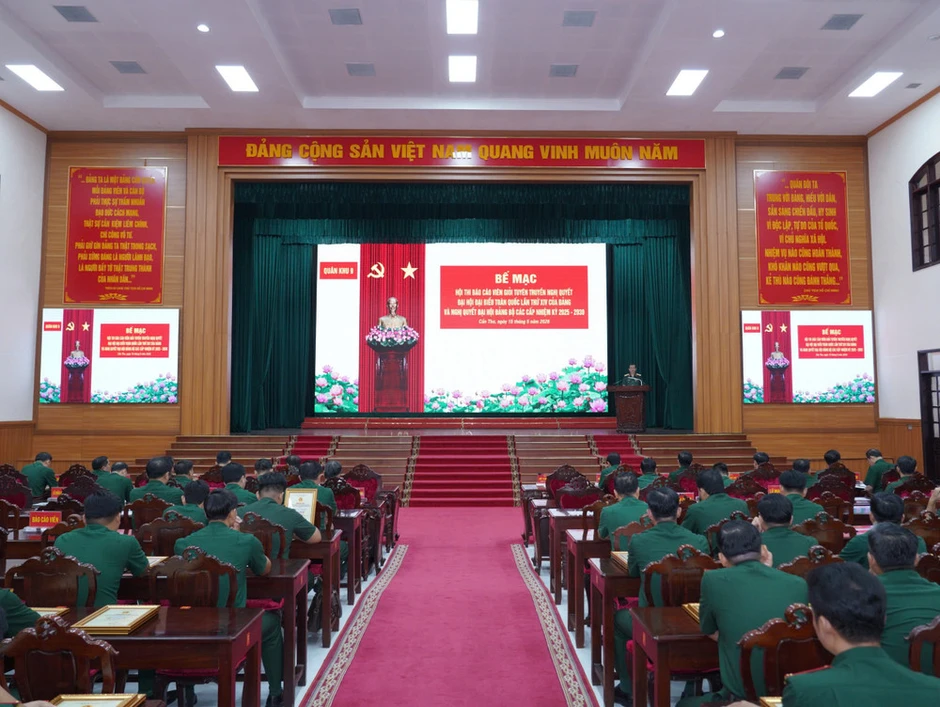 Quân khu 9 chú trọng bồi dưỡng, rèn luyện đội ngũ báo cáo viên Quân khu 9 chú trọng bồi dưỡng, rèn luyện đội ngũ báo cáo viên
