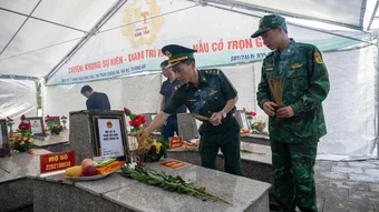 Quảng Ninh có 13/15 địa phương đã hoàn thành việc lấy mẫu hài cốt liệt sĩ