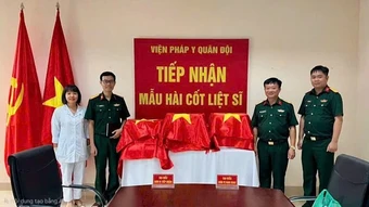 Quảng Ninh hoàn thành bàn giao mẫu hài cốt liệt sĩ thu nhận được cho Viện Pháp y quân đội