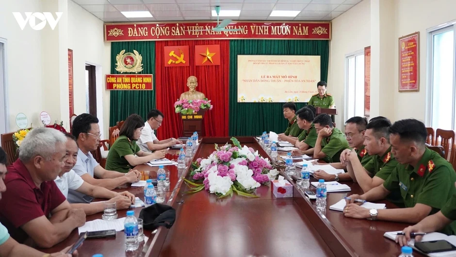 Quảng Ninh: Mô hình dân vận khéo - đồng thuận từ cơ sở để giữ an toàn phiên tòa