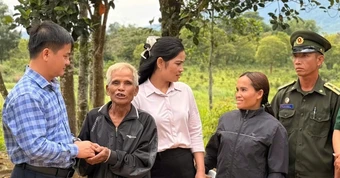 Quảng Trị khởi công xây nhà 'Nghĩa tình biên giới Việt Nam - Lào' cho các hộ khó khăn