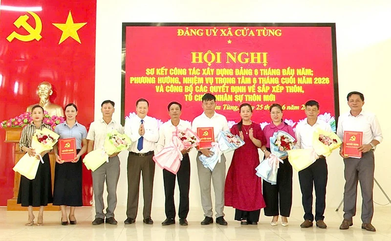 Quảng Trị sắp xếp thôn, tổ dân phố tạo đà phát triển từ cơ sở Quảng Trị sắp xếp thôn, tổ dân phố tạo đà phát triển từ cơ sở