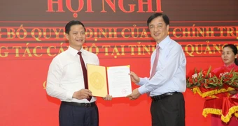 Quảng Trị yêu cầu không lập đoàn chúc mừng tân Bí thư Tỉnh ủy Vương Quốc Tuấn