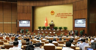 Quốc hội thảo luận ở hội trường về dự án Luật Dầu khí (sửa đổi)