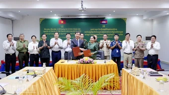 Quy tập 18 hài cốt liệt sĩ hy sinh tại tỉnh Kampot, Vương quốc Campuchia
