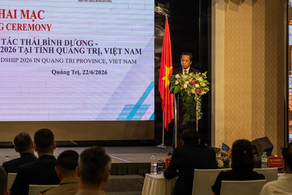 Quyền Bộ trưởng Hải quân Mỹ đến Quảng Trị khởi động Chương trình Đối tác Thái Bình Dương 2026 Quyền Bộ trưởng Hải quân Mỹ đến Quảng Trị khởi động Chương trình Đối tác Thái Bình Dương 2026
