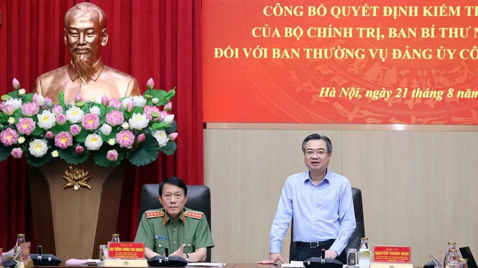 Quyết định về kiểm tra, giám sát đối với Ban Thường vụ Đảng ủy Công an Trung ương năm 2026 Quyết định về kiểm tra, giám sát đối với Ban Thường vụ Đảng ủy Công an Trung ương năm 2026