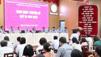 Sinh hoạt chi bộ phải đi sâu vào nhiệm vụ của đơn vị