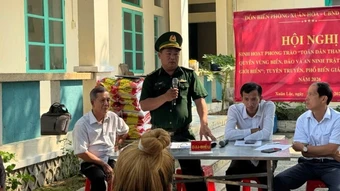 Sôi nổi hội nghị sinh hoạt phong trào toàn dân tham gia bảo vệ chủ quyền an ninh biên giới biển