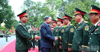 Sư đoàn 308, Quân đoàn 12 cần tiếp tục tiên phong trên mọi lĩnh vực