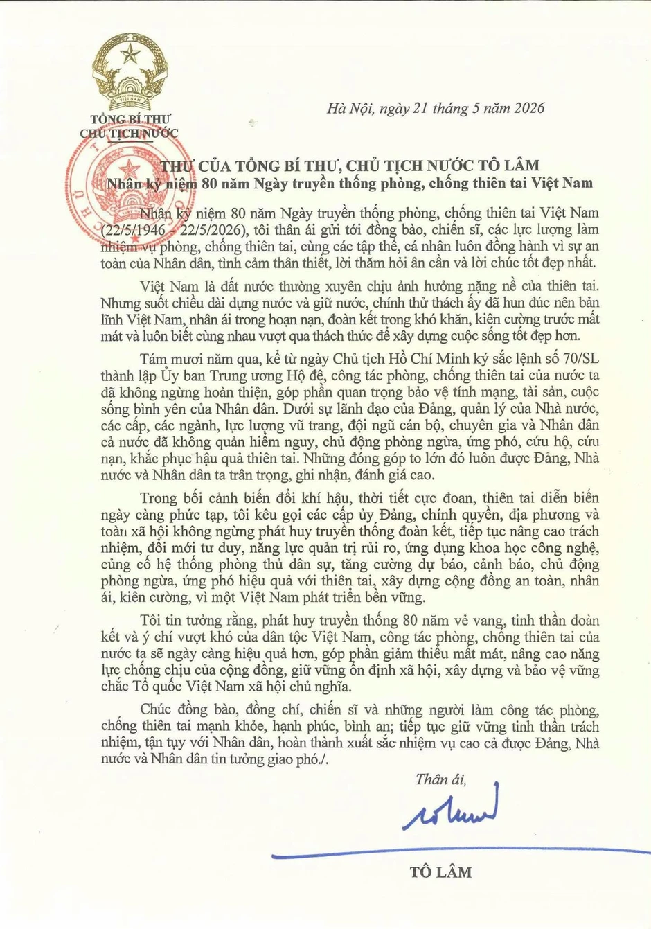 Tăng cường dự báo, chủ động phòng ngừa, ứng phó hiệu quả với thiên tai Tăng cường dự báo, chủ động phòng ngừa, ứng phó hiệu quả với thiên tai