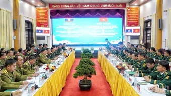 Tăng cường hợp tác giữa Bộ đội Biên phòng tỉnh Nghệ An với Bộ Chỉ huy Quân sự, Công an 3 tỉnh giáp biên của Lào