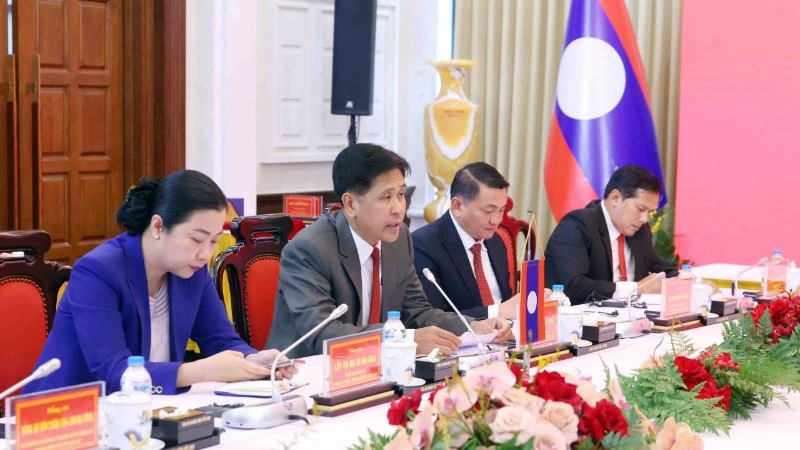 Tăng cường hợp tác trong các lĩnh vực cải cách tư pháp Việt-Lào