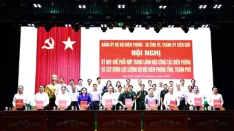 Tăng cường phối hợp lãnh đạo công tác biên phòng tại tỉnh, thành phố biên giới