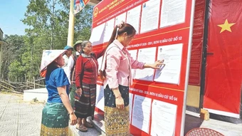 Tăng cường phối hợp, thực hiện tốt công tác bầu cử