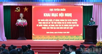 Tăng cường thông tin về quốc phòng, an ninh và chính sách dân tộc cho khu vực phía bắc
