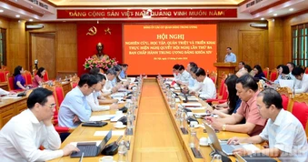 Tạo sự thống nhất cao về ý chí, quyết tâm chính trị trong tham mưu và tổ chức thực hiện Nghị quyết Hội nghị Trung ương 3 khóa XIV